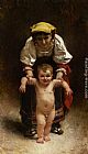 Leon Bonnat First Steps painting